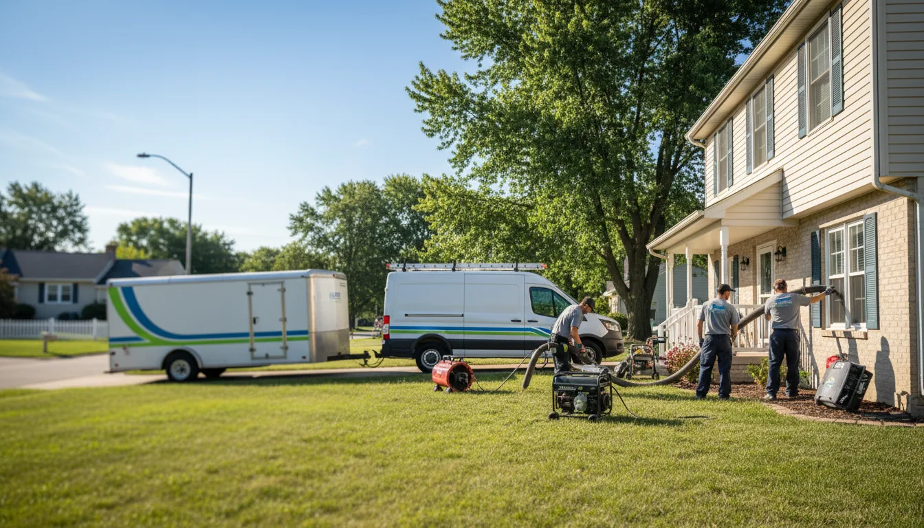 Flooded Basement Restoration And Cleanup With Repair in Roberts, WI near me